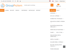 Tablet Screenshot of groupprotem.com